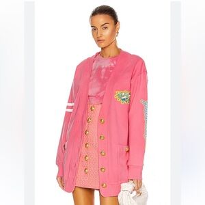 BALMAIN
Buttoned Printed Tie Dye Cardigan